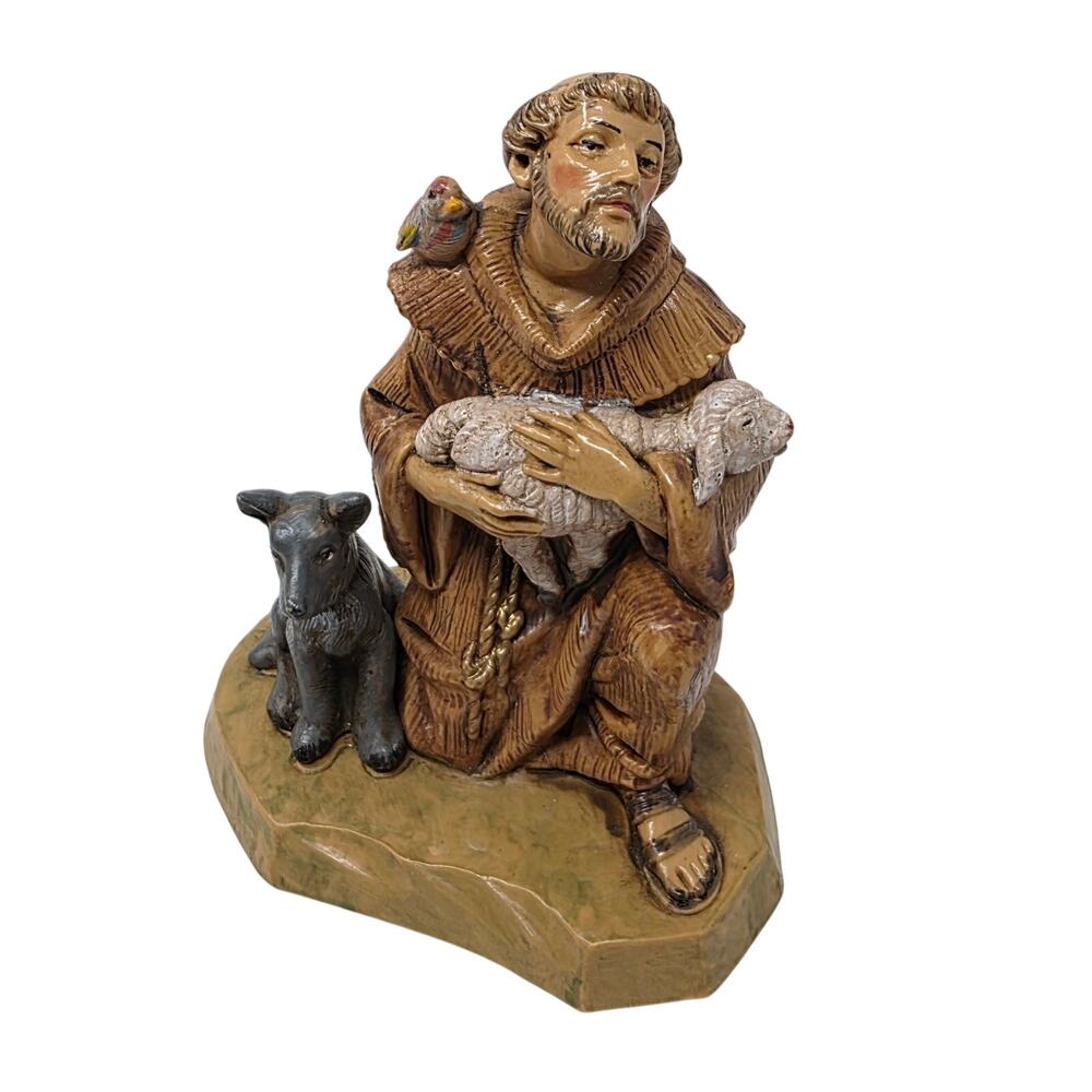 Vintage Fontanini St Francis Figurine 649 Simonetti Italy 1994 4 Inch